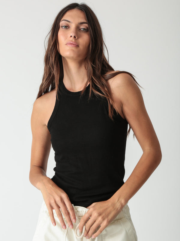 electric & rose Sinclair Stretch Rib Tank Tops