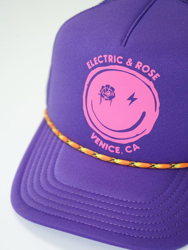 Electric & Rose Smiley Trucker Hat Accessories