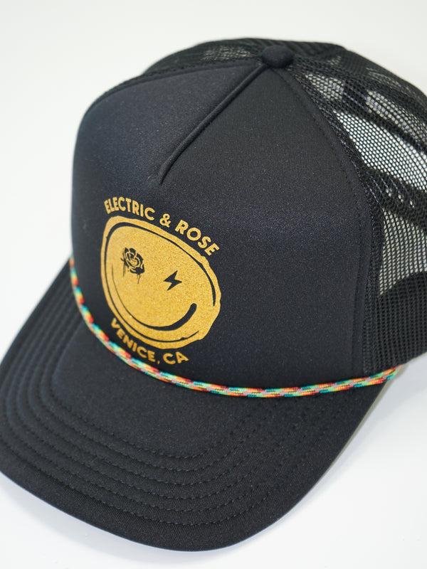 Electric & Rose Smiley Trucker Hat Accessories