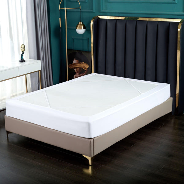 elegant comfort Elegant Comfort 1-Piece Box Spring Cover Snug 4 Way Elastic - Wrap Around Jersey Knit