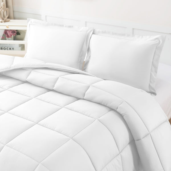 Elegant Comfort Elegant Comfort 3 Piece Cotton Comforter - Down Alternative Hotel Premium Quality 1-Piece