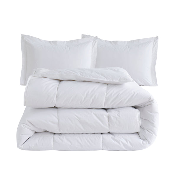 Elegant Comfort Elegant Comfort 3 Piece Cotton Comforter - Down Alternative Hotel Premium Quality 1-Piece