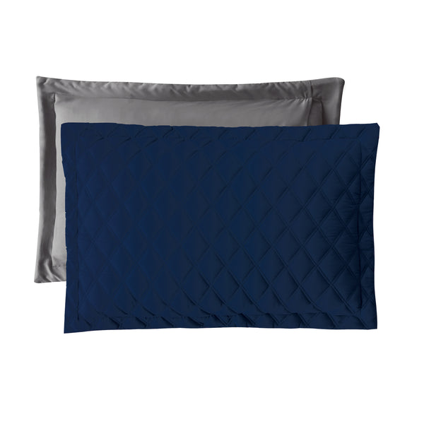 Elegant Comfort Elegant Comfort 3-Piece Diamond Quilted Reversible Bedspread Coverlet Set 3-Piece