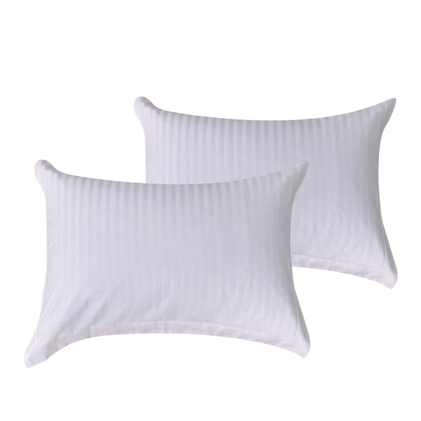 Elegant Comfort Elegant Comfort 3-Piece Stripe Cotton Box Stitched Comforter Set-Cotton Duvet Insert With 4 Corner Tabs 3-Piece