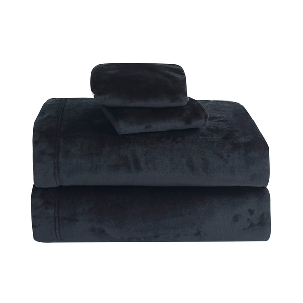 Elegant Comfort Elegant Comfort 4-Piece Velvet Plush Flannel Sheet Set 4-Piece