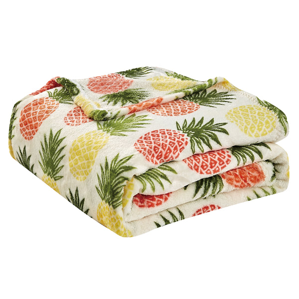 Elegant Comfort Elegant Comfort 50" X 70" Decorative Flannel Fleece Throw Blanket Throw