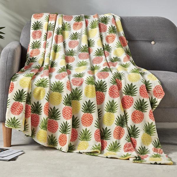 Elegant Comfort Elegant Comfort 50" X 70" Decorative Flannel Fleece Throw Blanket Throw