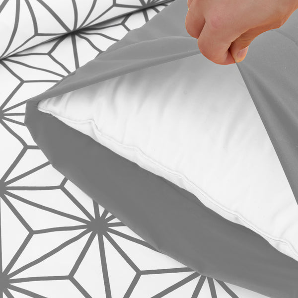 Elegant Comfort Elegant Comfort 6-Piece Cube Bed Sheet Set - Geometric Pattern - Soft As A Hotel Premium Quality 6-Piece