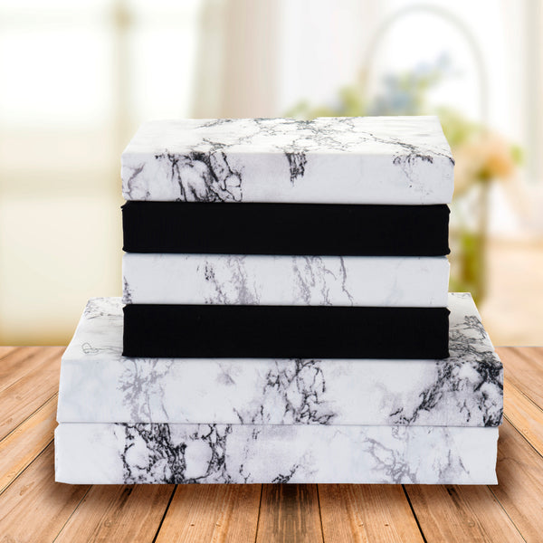 Elegant Comfort Elegant Comfort 6-Piece Marble Printed Pattern - Soft As A Hotel Premium Quality 6-Piece