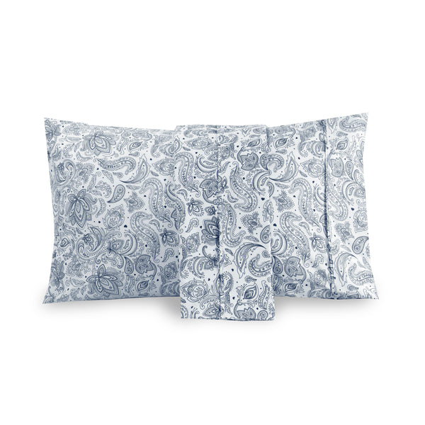 Elegant Comfort Elegant Comfort 6-Piece Paisley Printed Pattern - Soft As A Hotel Premium Quality Sheet Set 6-Piece