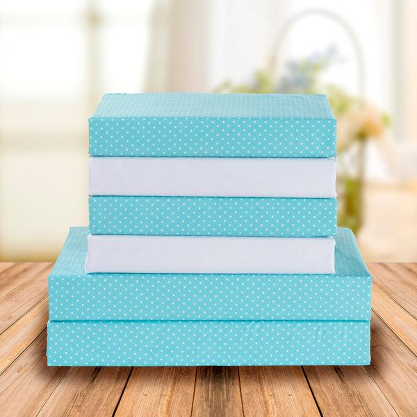 Elegant Comfort Elegant Comfort 6-Piece Polka Dot Printed Sheet Set - Soft As A Hotel Premium Quality 6-Piece