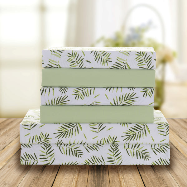 Elegant Comfort Elegant Comfort 6-Piece Tropical Pattern Bed Sheet Set - Soft As A Hotel Premium Quality 6-Piece