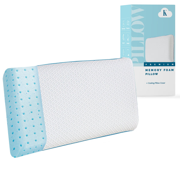 elegant comfort Elegant Comfort Cooling Memory Foam Pillow Gel-Infused Filling