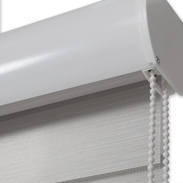 Elegant Comfort Elegant Comfort Corded Zebra Blinds Dual Layer Window Treatments Sheer Light Control