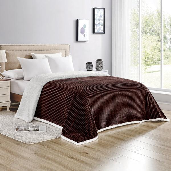 elegant comfort Elegant Comfort Corduroy Design Luxury Sherpa Blanket elegant comfort Elegant Comfort Corduroy Design Luxury Sherpa Blanket