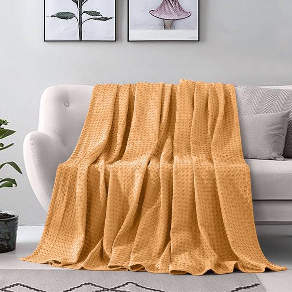 elegant comfort Elegant Comfort Cotton Waffle Blanket Blanket