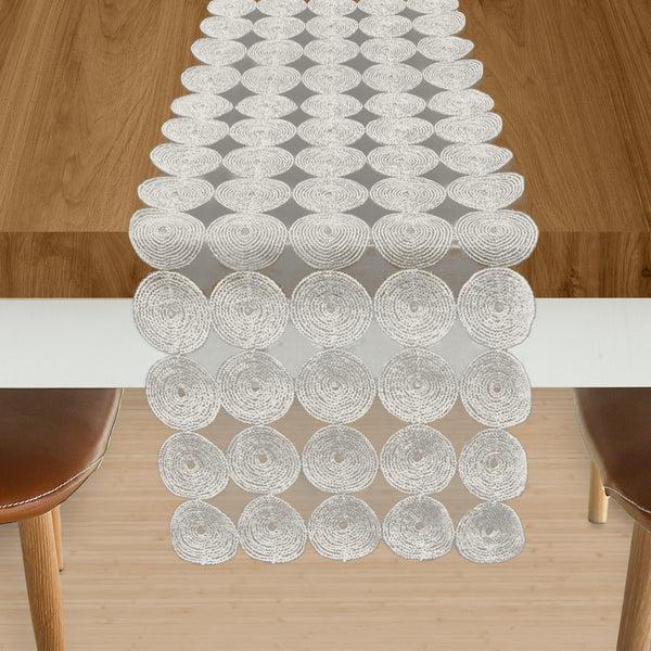 elegant comfort Elegant Comfort Embroidery Misho Table Runner