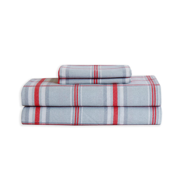 Elegant Comfort Elegant Comfort Flannel Plaid - 100% Turkish Cotton Flannel 4-Piece Flannel Sheet Set 4-Piece