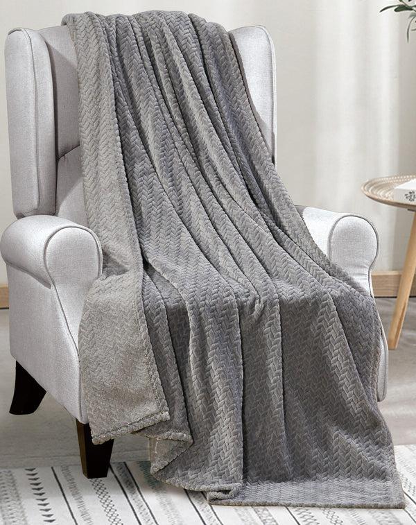 elegant comfort Elegant Comfort Plush All Season Lightweight Throw Blanket - 50 x 60 inches
