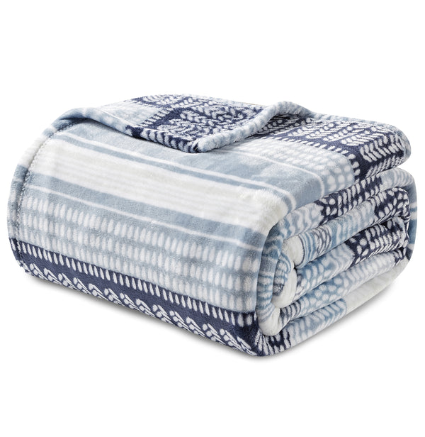 Elegant Comfort Elegant Comfort Printed Bed Or Oversized Couch Blanket - Lightweight For All Season Warmth