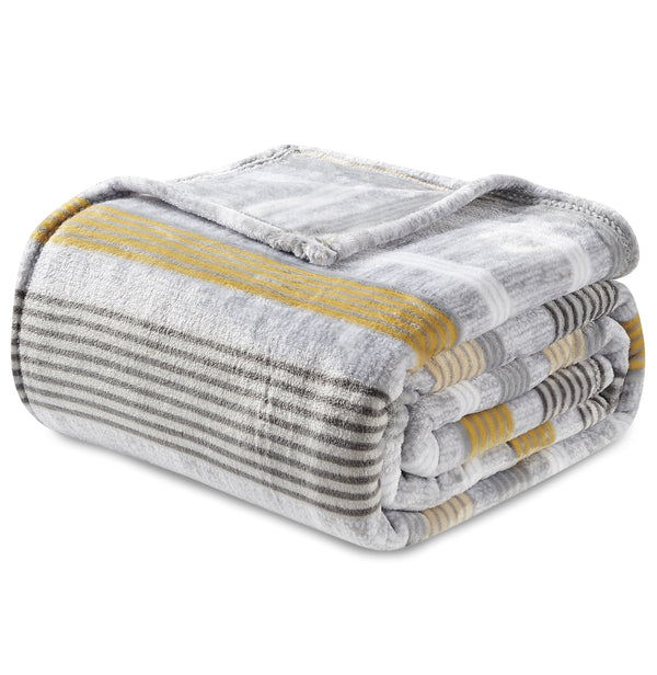 Elegant Comfort Elegant Comfort Printed Bed Or Oversized Couch Blanket - Lightweight For All Season Warmth
