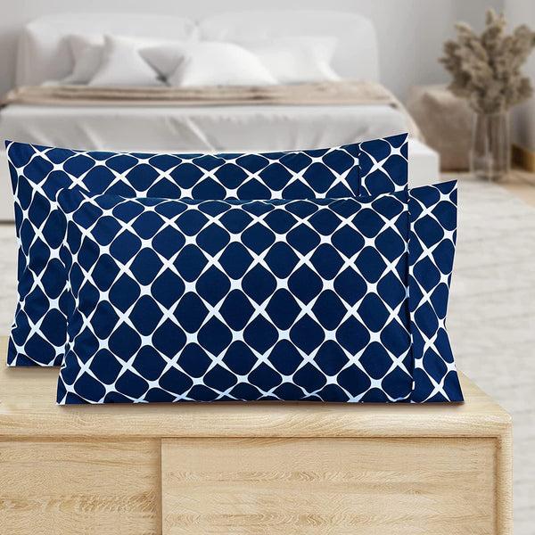 elegant comfort Elegant Comfort Set of 2 Bloomingdale Pattern - Pillowcases