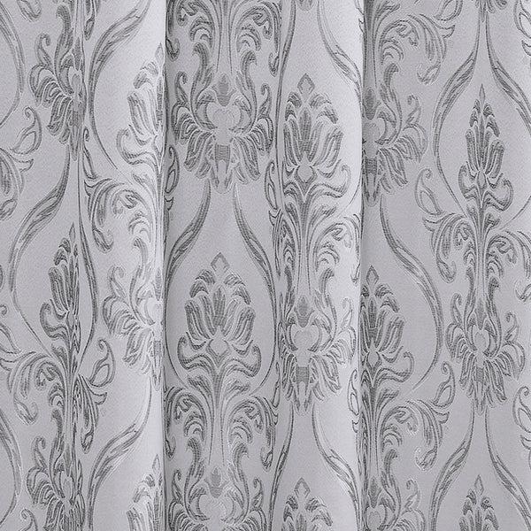 Elegant Comfort Elegant Comfort Set Of 2 Penelope Jacquard Look Curtain Panels - 54" W X 84" L