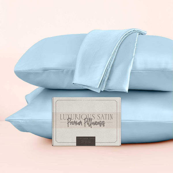 elegant comfort Elegant Comfort Set of 2 - Satin Pillowcases elegant comfort Elegant Comfort Set of 2 - Satin Pillowcases