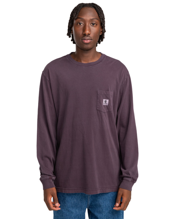 Element Basic Pocket Pigment - Long Sleeves T-shirt For Men