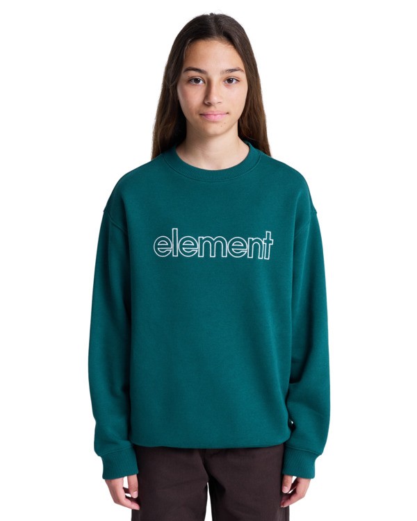 Element Central Lowcase Cr Y - Sweatshirt For Boys 8-16