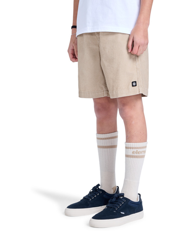 Element Chillin Cord 15.7" - Elastic Waist Walkshorts For Boys 8 - 16