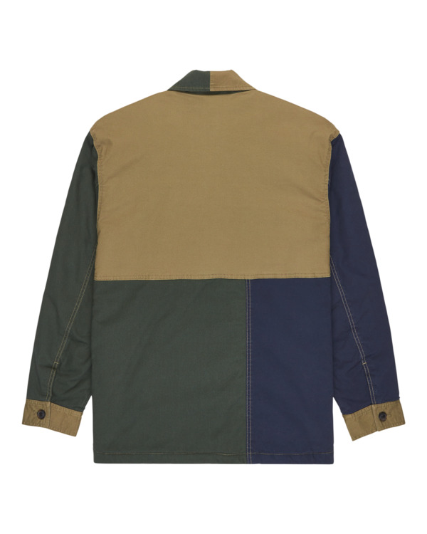 element Crossroads Patchwork Overshirt - Padded Overshirt for Men