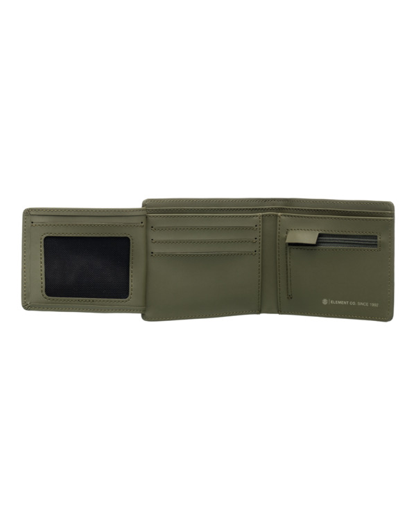 Element Double Icon - Heavy Duty Large Tri-Fold Wallet For Men
