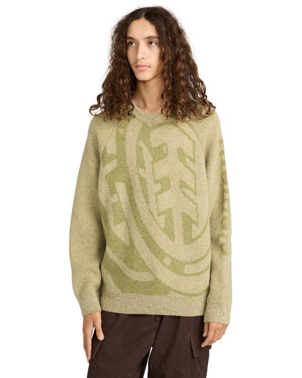 Element Double Icon Cr - Crew Neck Jumper For Men