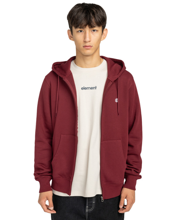 Element Icon Embroidery - Zip Sweatshirt For Men