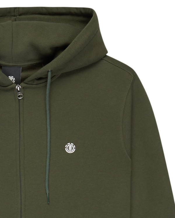 Element Icon Embroidery - Zip Sweatshirt For Men