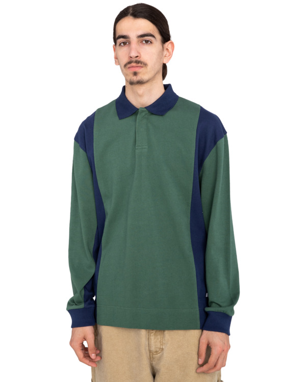 Element Lawen - Long Sleeve Polo Shirt For Men