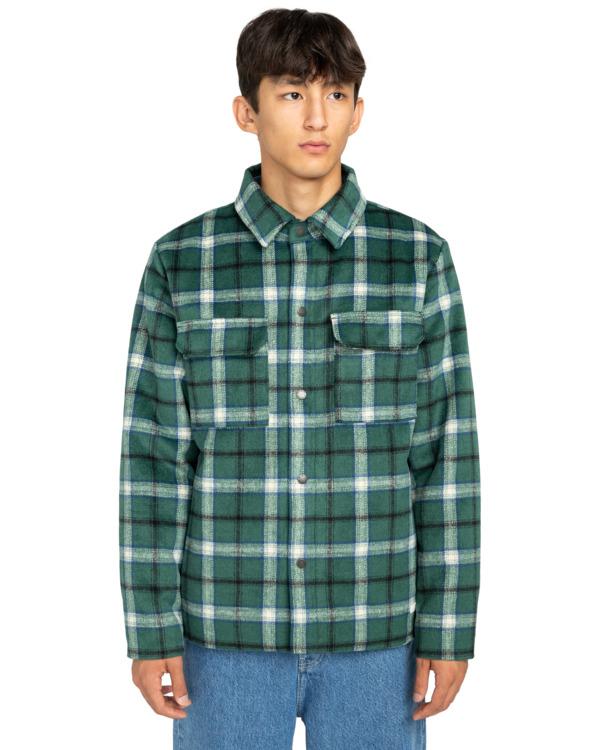 Element Lodge Check - Padded Overshirt For Men
