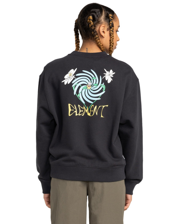 Element Swirl Flower - Pullover Sweatshirt For Women