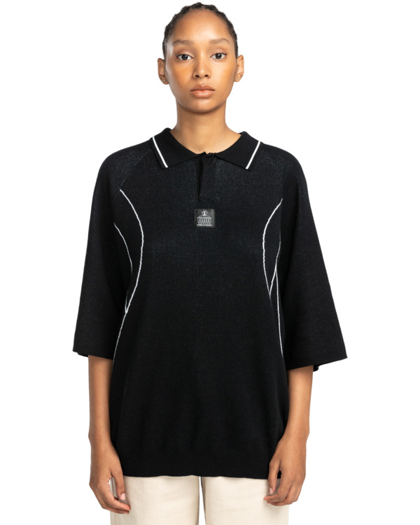 Element V - Short Sleeves Polo T-shirt For Women