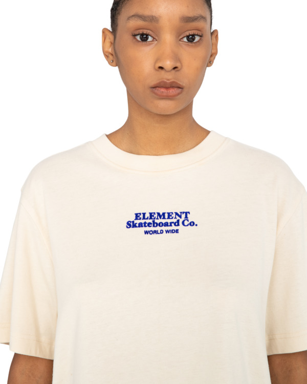 Element Velvet - Cropped Relaxed T-shirt For Women