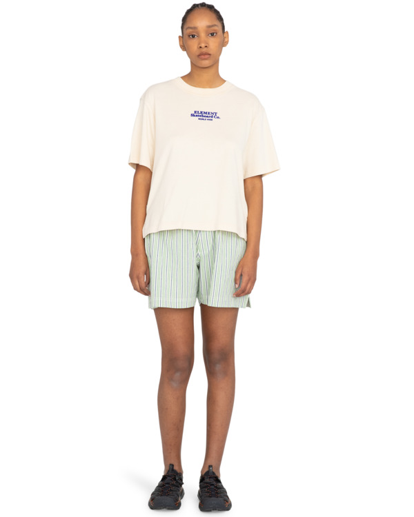 Element Velvet - Cropped Relaxed T-shirt For Women