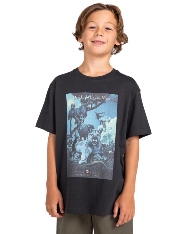 Element Element X Smokey Bear Night - T-Shirt For Boys 8-16