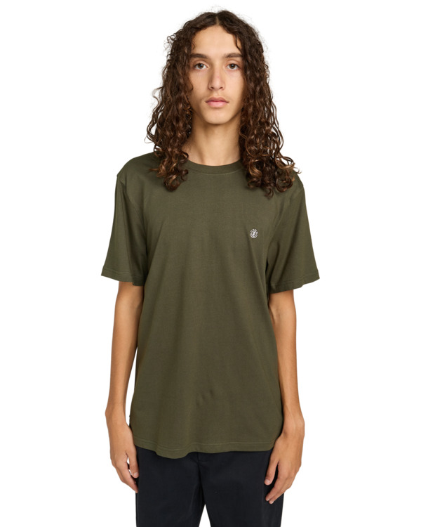 Element Icon Embroidery - Short Sleeve T-Shirt For Men