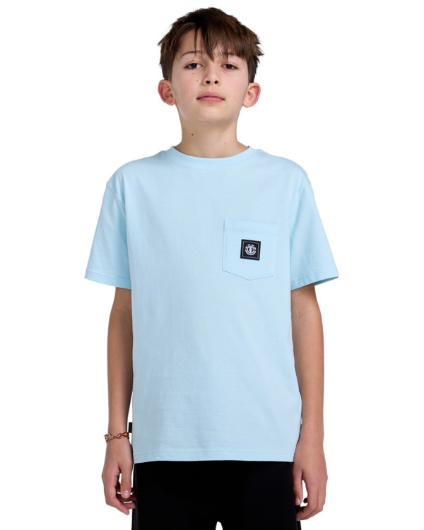 Element Icon Label - Short Sleeves Pocket T-Shirt For Boys 8 - 16
