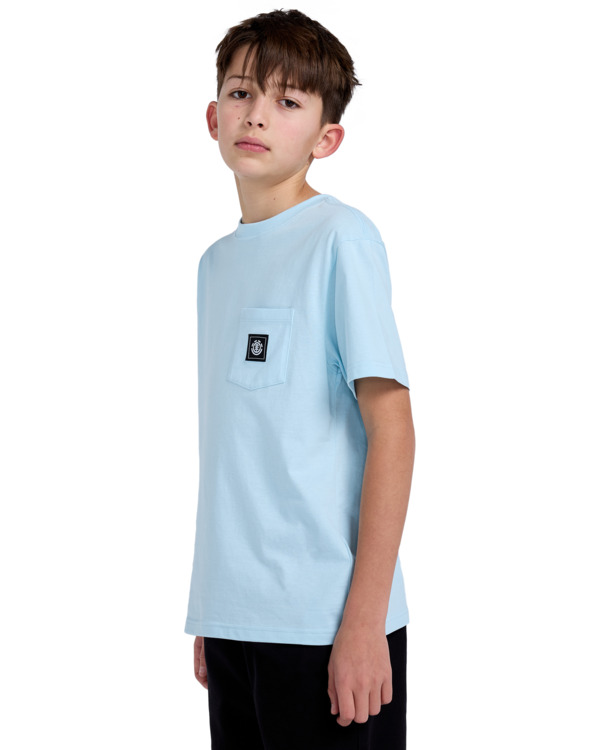 Element Icon Label - Short Sleeves Pocket T-Shirt For Boys 8 - 16