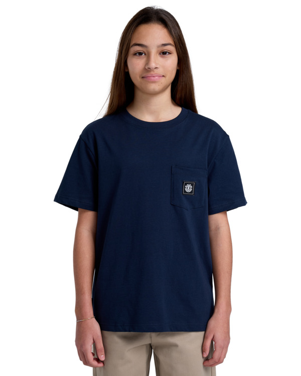 Element Icon Label - Short Sleeves Pocket T-Shirt For Boys 8 - 16