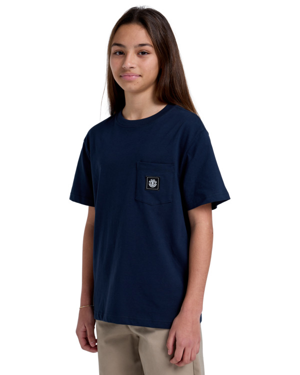 Element Icon Label - Short Sleeves Pocket T-Shirt For Boys 8 - 16