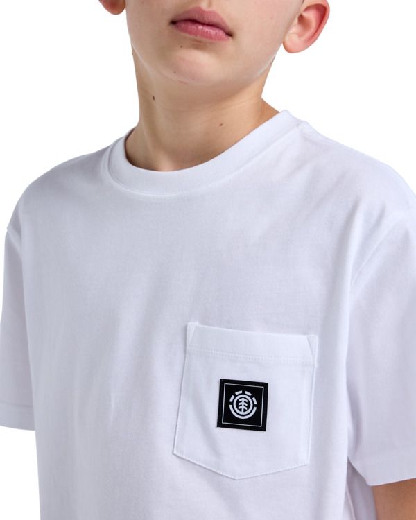 Element Icon Label - Short Sleeves Pocket T-Shirt For Boys 8 - 16