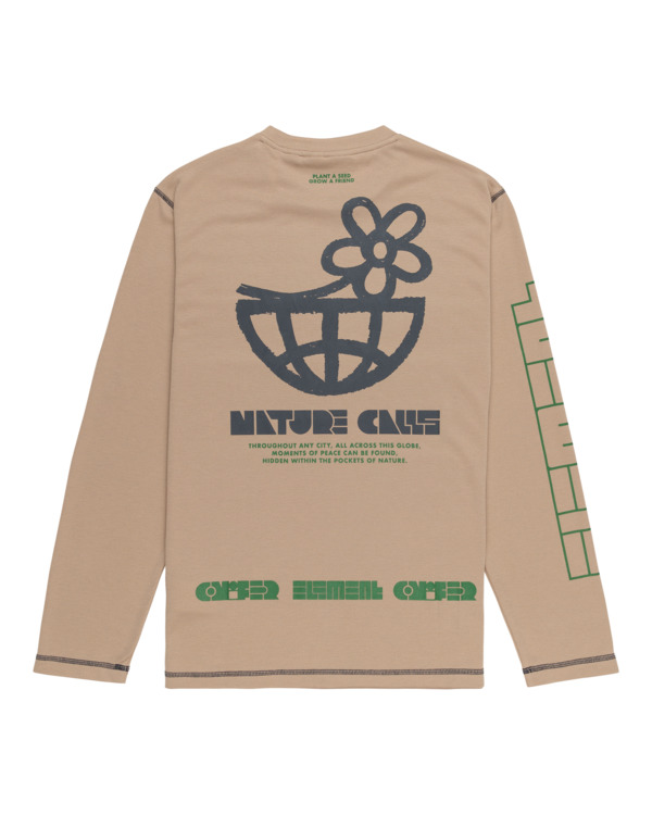 Element Nature Calls X Element Globe Dry - Long Sleeves T-shirt For Men